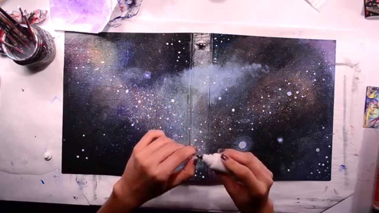 Best ideas about Galaxy Paint DIY
. Save or Pin DIY Galaxy Painting on Binder Now.