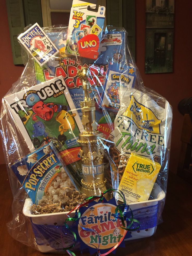 Best ideas about Game Night Gift Basket Ideas
. Save or Pin Family Game Night Basket Trophy family game night basket Now.