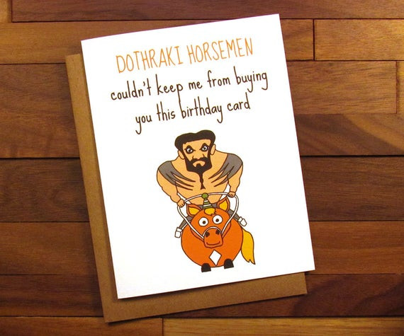 Best ideas about Game Of Thrones Birthday Card
. Save or Pin Funny Birthday Card Game of Thrones Birthday Card with Now.