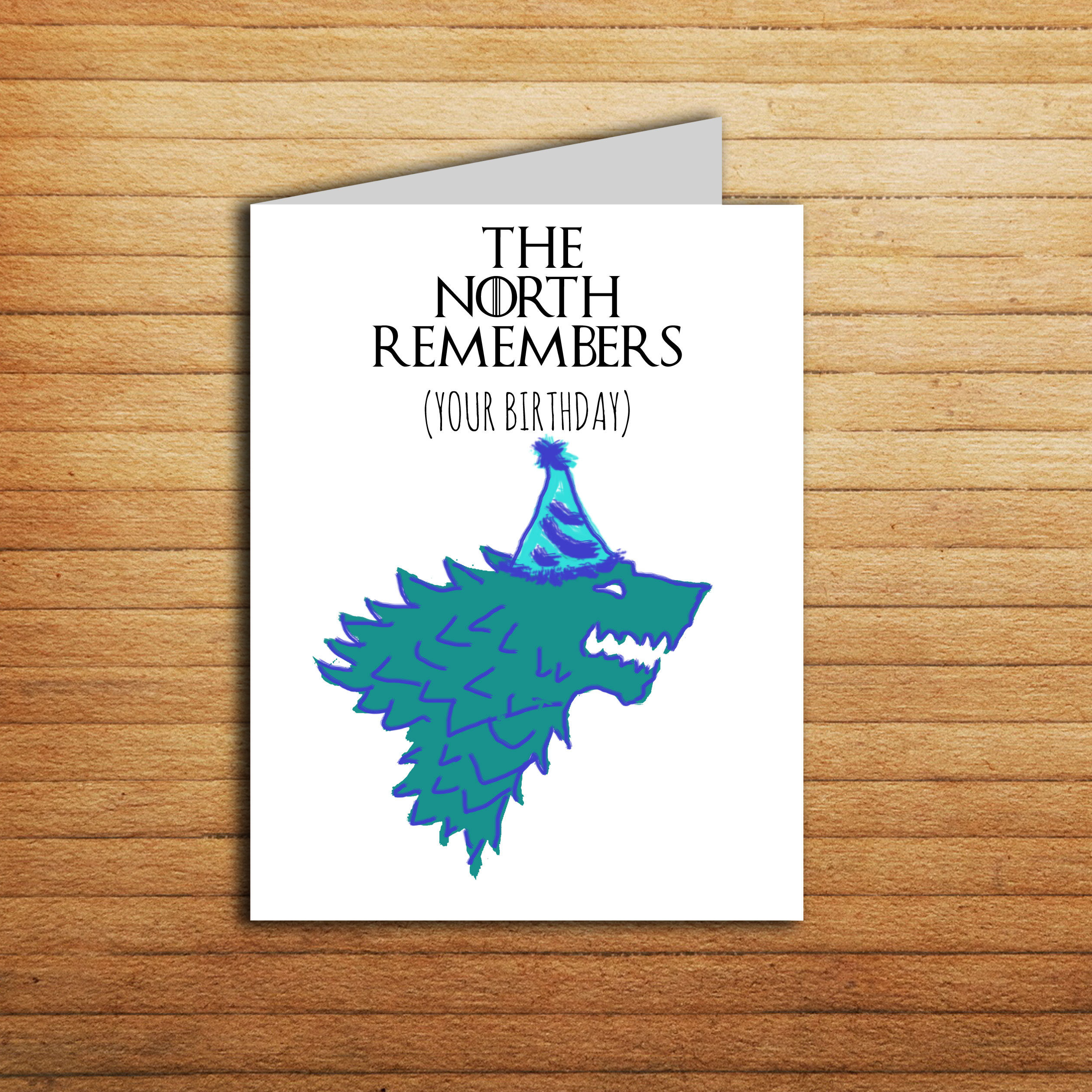 Best ideas about Game Of Thrones Birthday Card
. Save or Pin Game of Thrones card The North Remembers Your Birthday card Now.