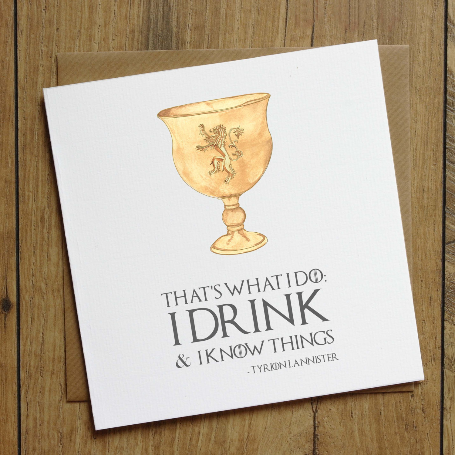 Best ideas about Game Of Thrones Birthday Card
. Save or Pin Game of Thrones Birthday Card Drink And Know Things Card Now.