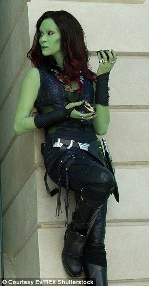 Best ideas about Gamora Costume DIY
. Save or Pin Zoe Saldana s back into her Guardians The Galaxy Now.
