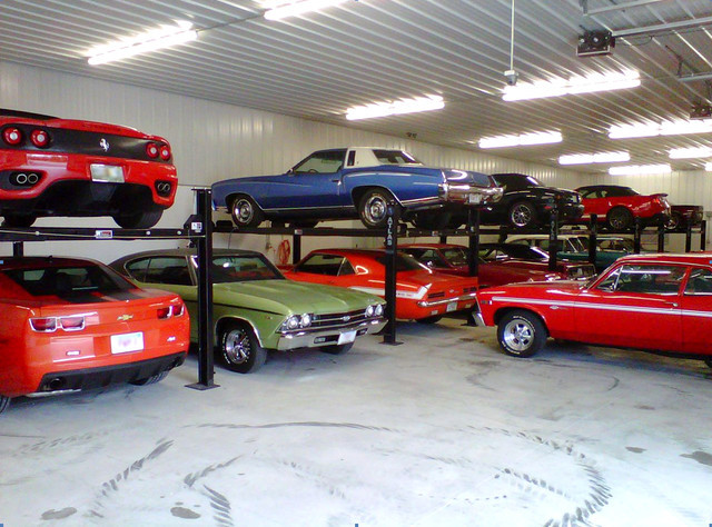 Best ideas about Garage Car Lift Storage
. Save or Pin Storage Lifts for Multi Car Collection Modern Garage Now.
