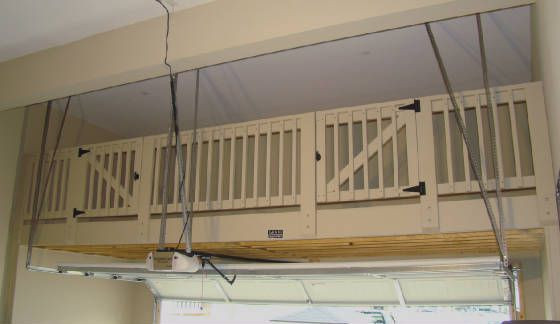Best ideas about Garage Loft Storage
. Save or Pin Garage Loft with Safety Railing & Double Access Gates Now.