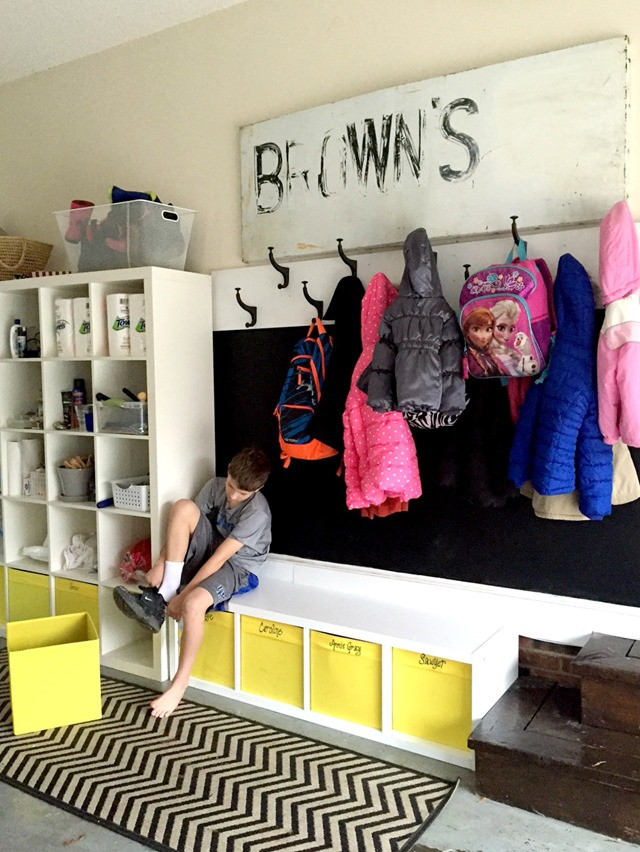 Best ideas about Garage Mudroom Ideas
. Save or Pin Creating a “Mudroom” In Our Garage Emily A Clark Now.