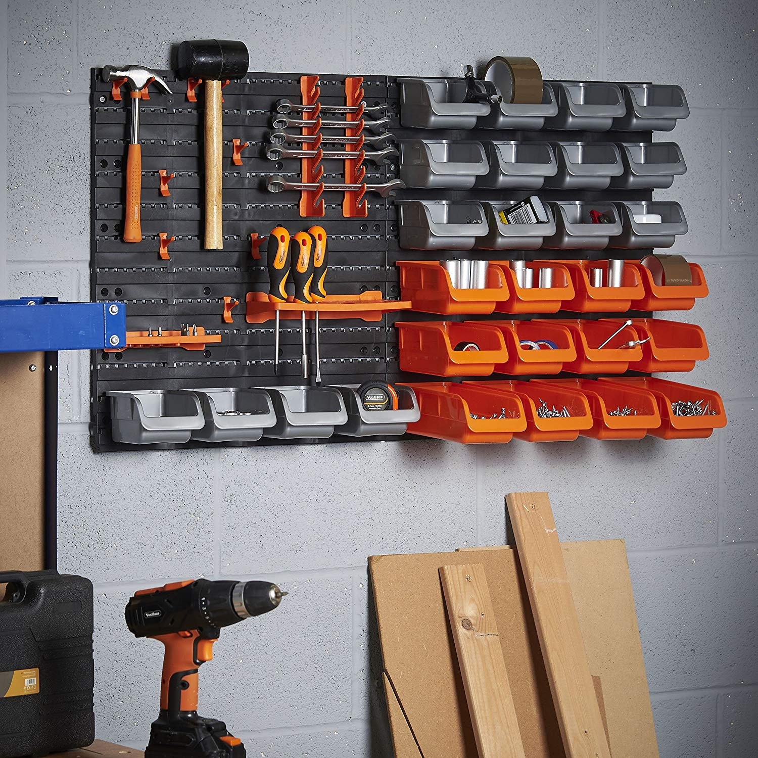 Best ideas about Garage Tool Organizer DIY
. Save or Pin Garage Storage System Wall Mount Pegboard Hook Accessories Now.