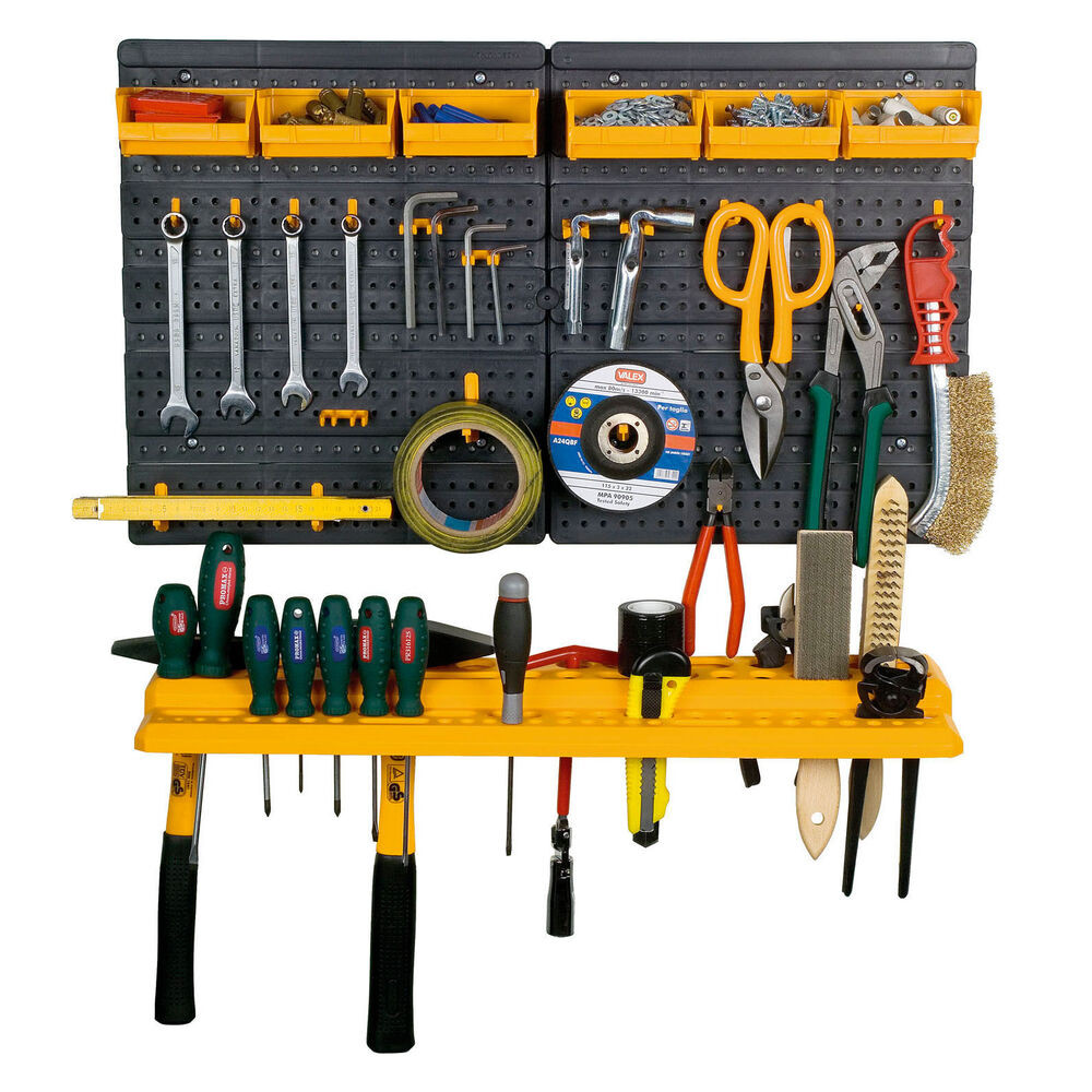 Best ideas about Garage Tool Organizer DIY
. Save or Pin Garage Tool Rack Wall Kit Mini Storage Tools Organizer Now.