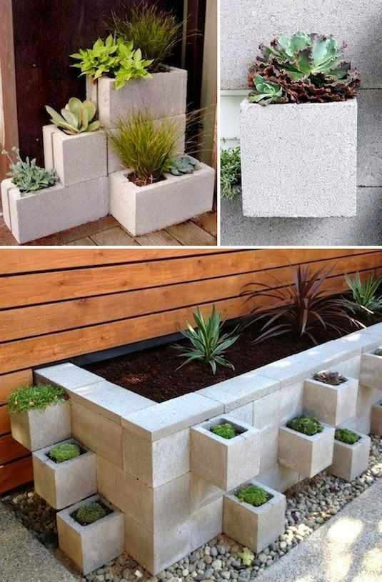 Best ideas about Garden Planter Ideas
. Save or Pin Creative Garden Container Ideas Use cinder blocks as Now.