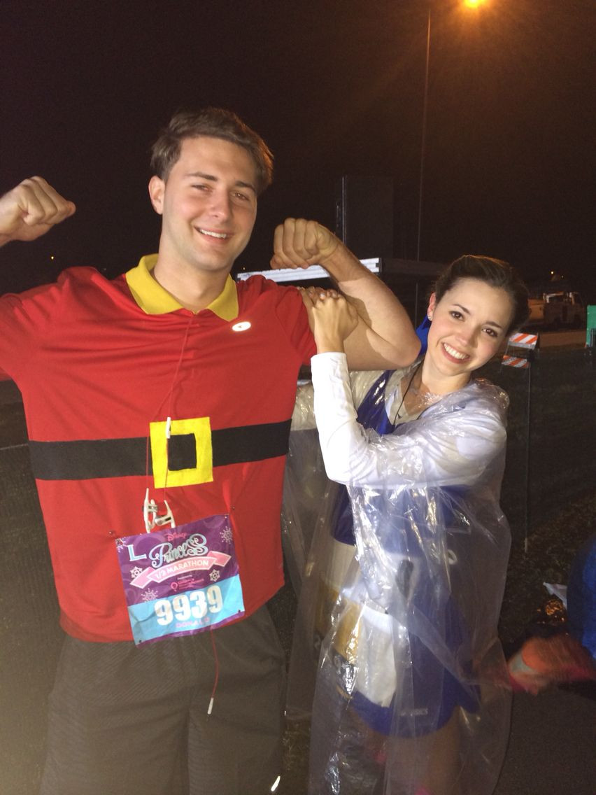 Best ideas about Gaston Costume DIY
. Save or Pin DIY Run Disney Belle and Gaston costume Great for Now.