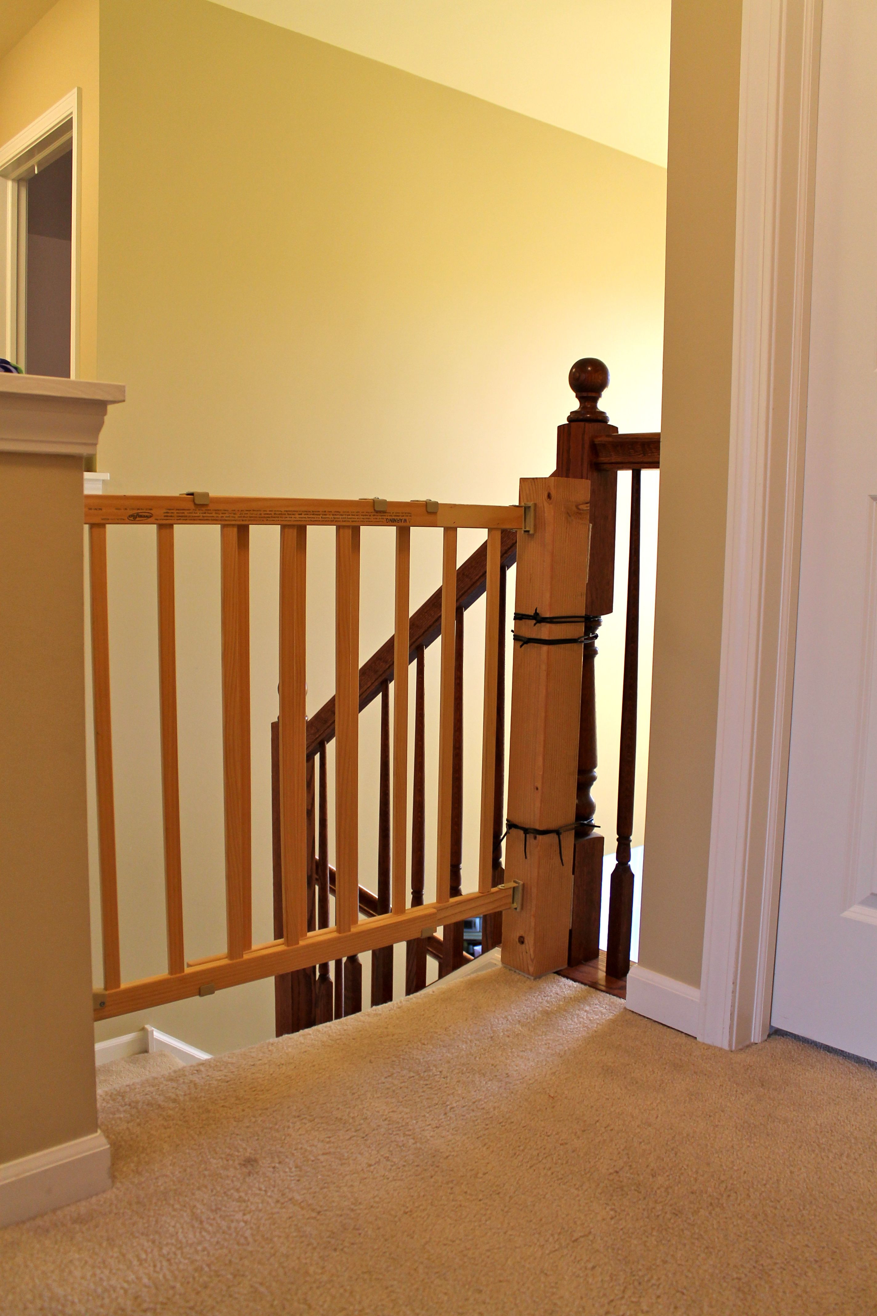 Best ideas about Gate For Stairs
. Save or Pin How to install a stair safety gate WITHOUT ruining your Now.