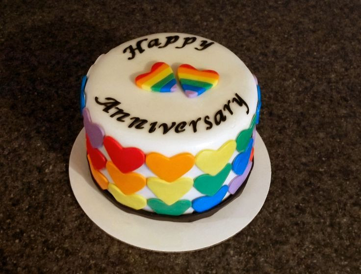 Best ideas about Gay Birthday Cake
. Save or Pin Gay Pride anniversary cake Cakes I Made Now.
