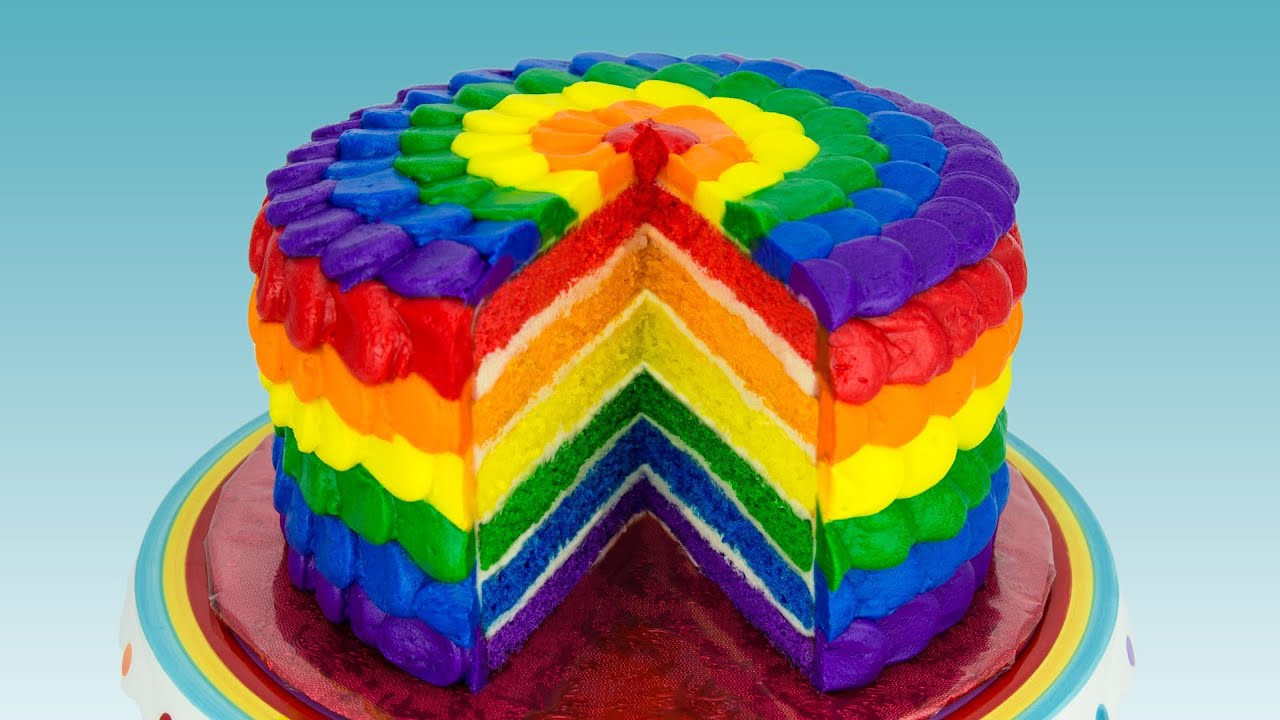 Best ideas about Gay Birthday Cake
. Save or Pin Rainbow Cake How to Make a Rainbow Cake by Cookies Now.