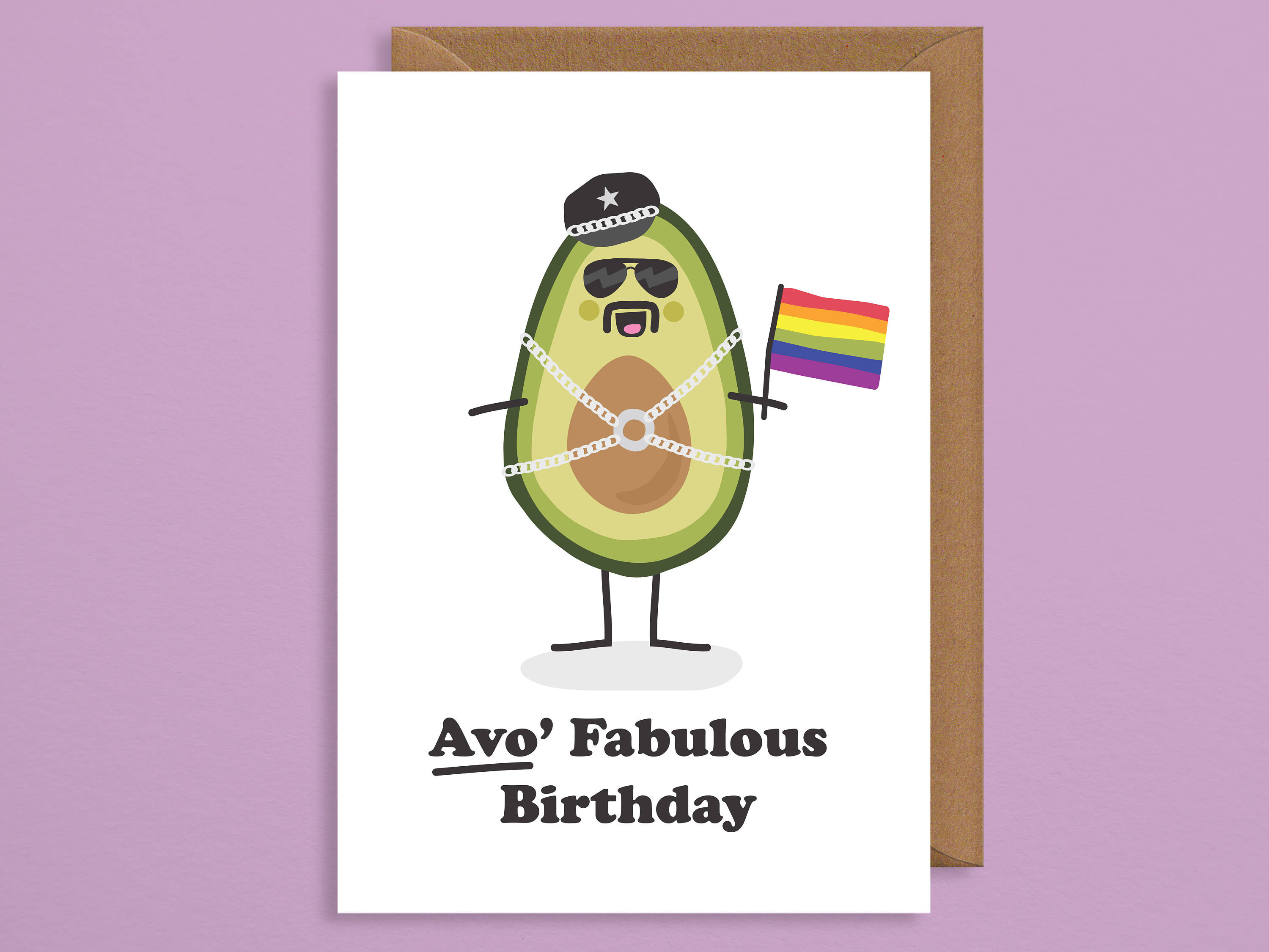 Best ideas about Gay Birthday Card
. Save or Pin Gay birthday card birthday card husband pride avocado Now.