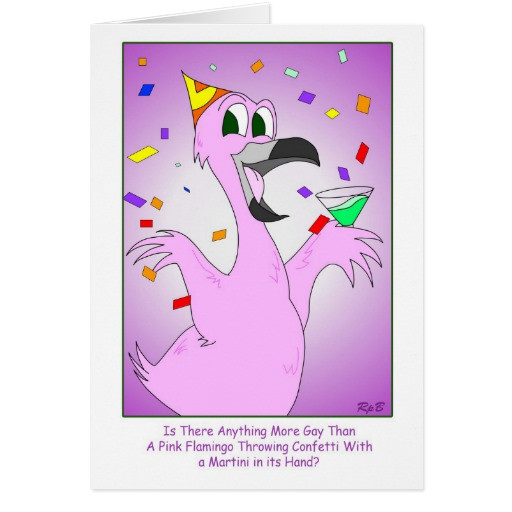 Best ideas about Gay Birthday Card
. Save or Pin Party Bird Gay Birthday Cards Now.