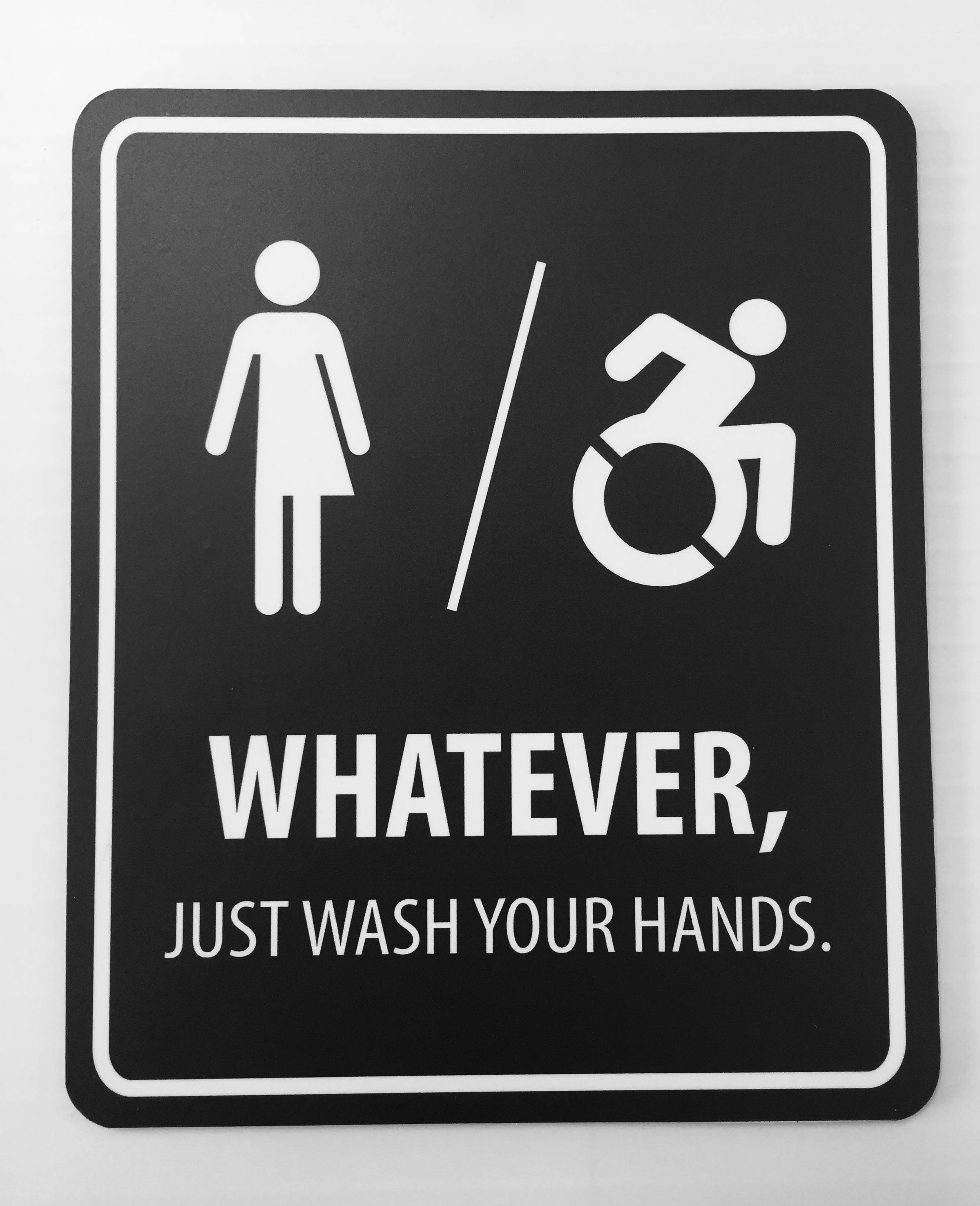 Best ideas about Gender Neutral Bathroom Signs
. Save or Pin x2 TWO Restroom Bathroom Signs Gender Neutral Uni Now.