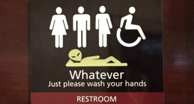 Best ideas about Gender Neutral Bathroom Signs
. Save or Pin This New Zealand theatre has the best gender neutral Now.