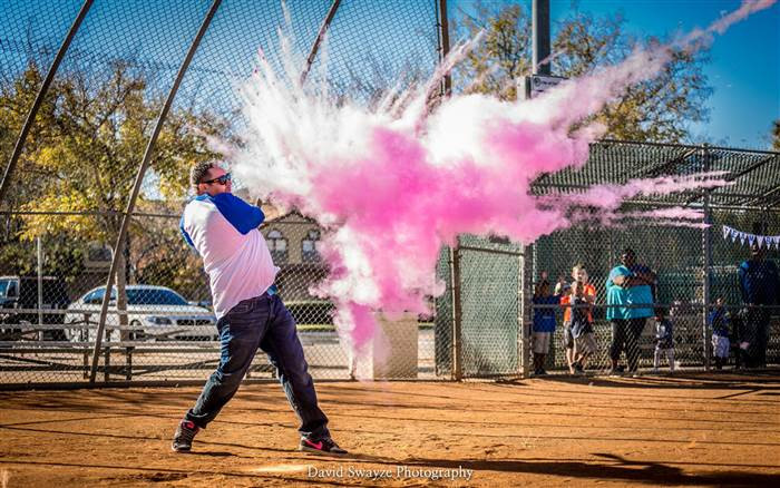 Best ideas about Gender Reveal Baseball DIY
. Save or Pin Couple celebrates life in home run of a baby announcement Now.