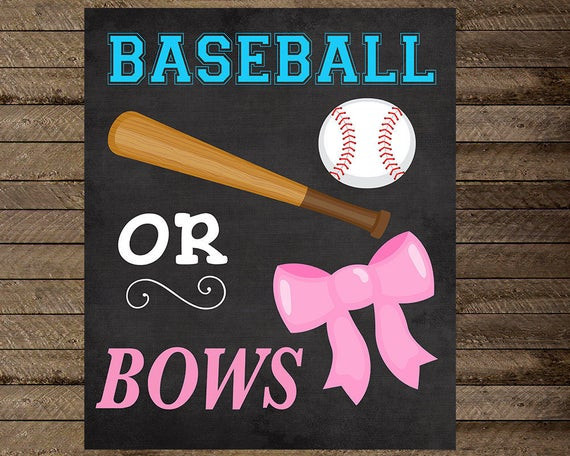 Best ideas about Gender Reveal Baseball DIY
. Save or Pin baseball or bows gender reveal party gender reveal Now.