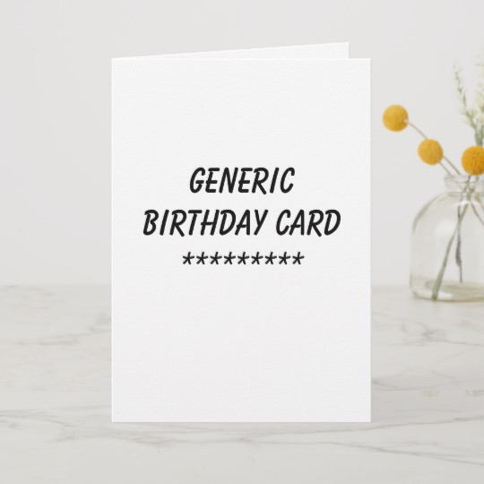 Best ideas about Generic Birthday Wishes
. Save or Pin Generic Birthday Card Now.