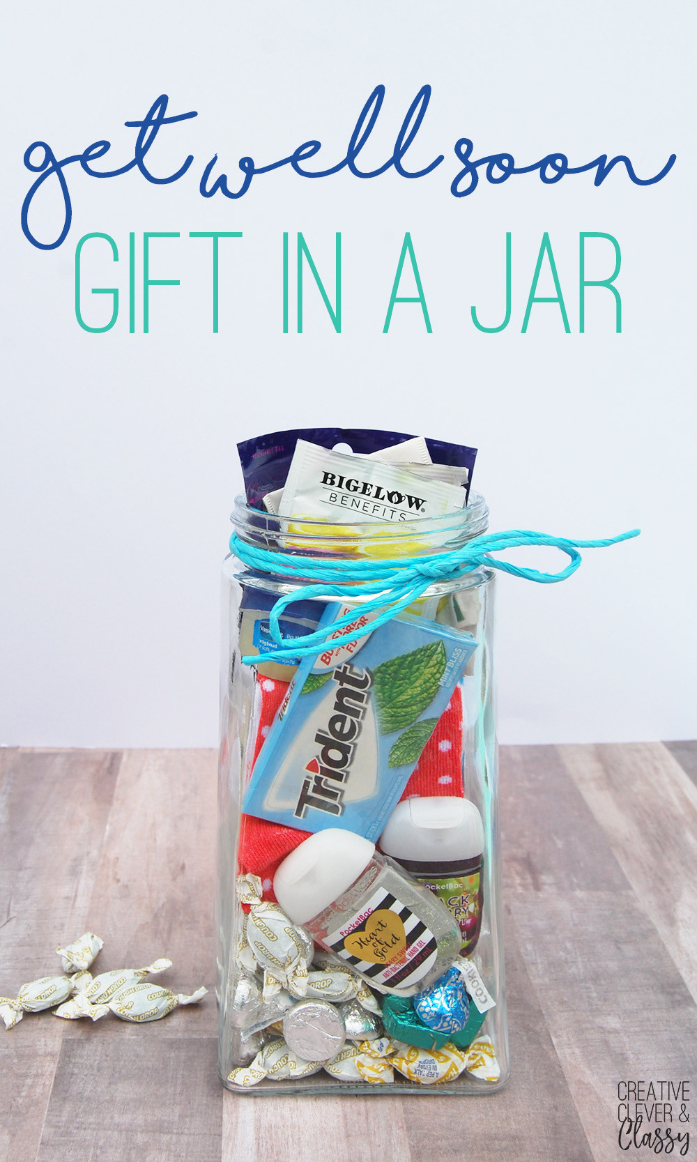 Best ideas about Get Well Gift Ideas For Her
. Save or Pin Easy DIY Get Well Soon Gift in a Jar Gift Idea Now.