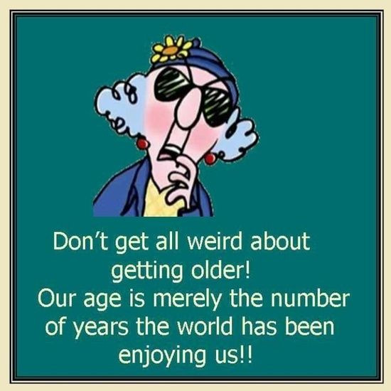 Best ideas about Getting Older Birthday Quotes
. Save or Pin Maxine Quotes Maxine Birthday Now.