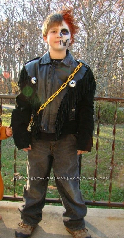 Best ideas about Ghost Rider Costume DIY
. Save or Pin Easy Super Cool Ghost Rider Costume for Kids Now.