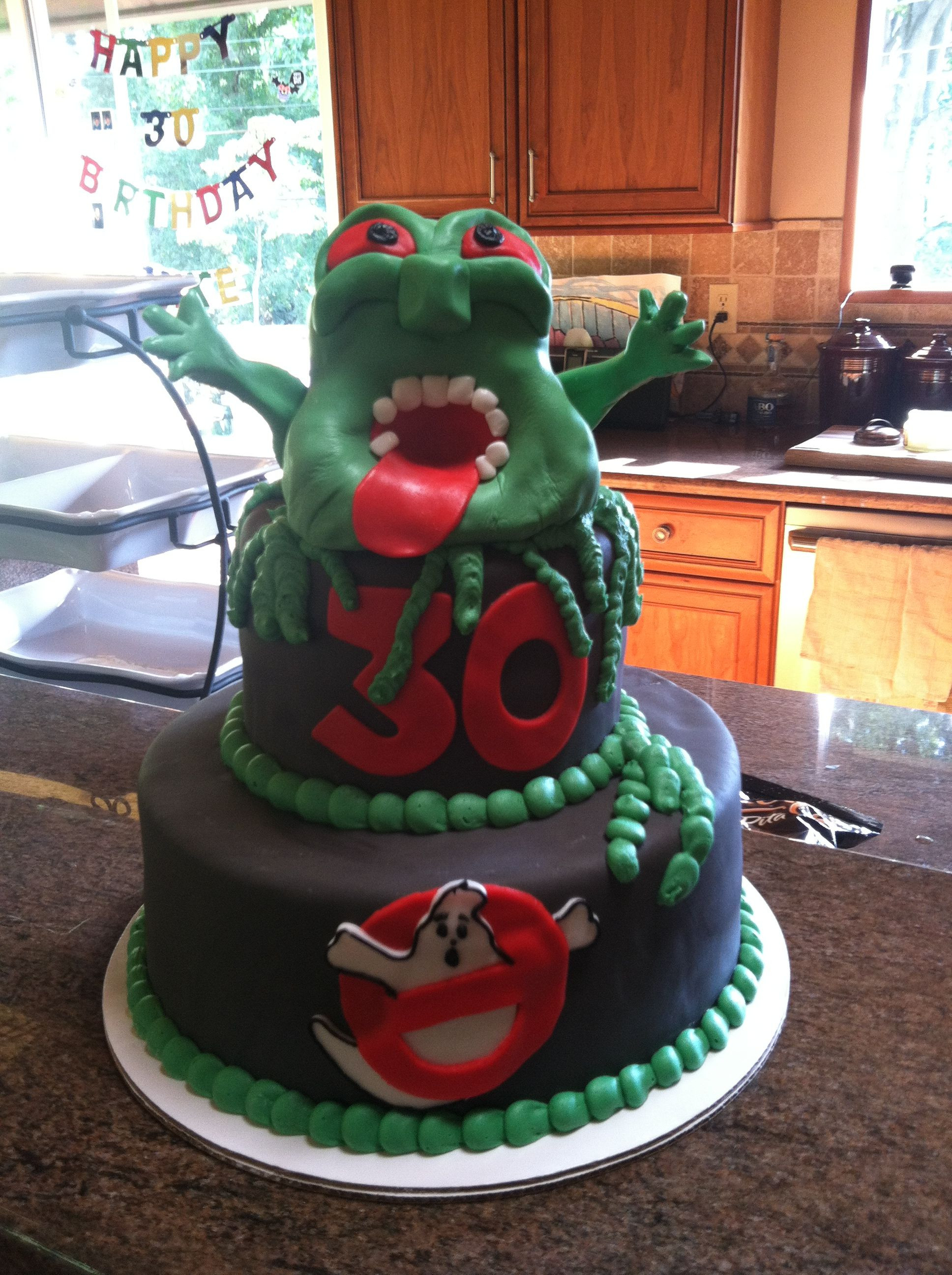 Best ideas about Ghostbusters Birthday Cake
. Save or Pin Slimer Ghostbuster cake Ghostbusters Party Now.