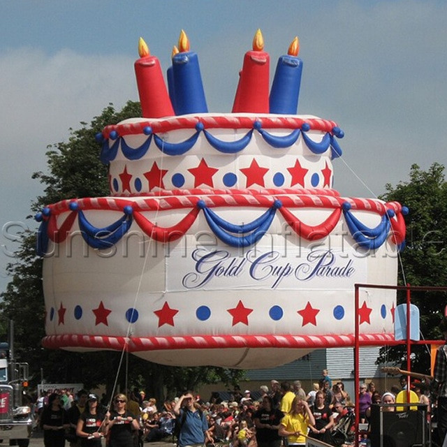 Best ideas about Giant Birthday Cake
. Save or Pin Customized latest giant inflatable birthday cake model for Now.