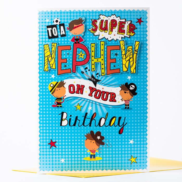 Best ideas about Giant Birthday Card
. Save or Pin Giant Birthday Card Super Nephew Now.