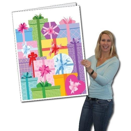 Best ideas about Giant Birthday Card
. Save or Pin 3 Stock Design Giant Birthday Card w Envelope Presents Now.