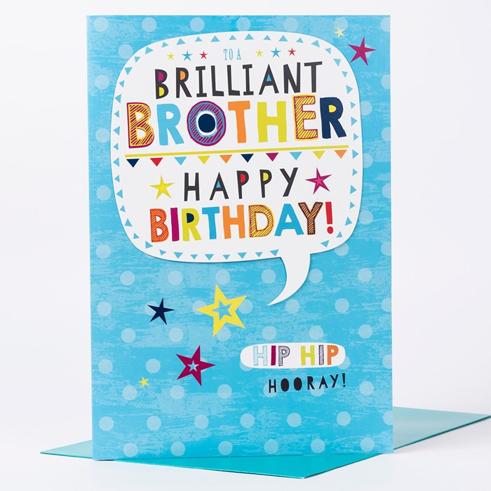 Best ideas about Giant Birthday Card
. Save or Pin Giant Birthday Card Brilliant Brother Now.