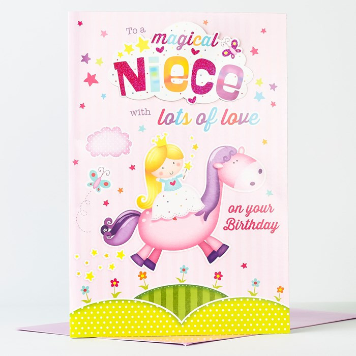 Best ideas about Giant Birthday Card
. Save or Pin Giant Birthday Card Magical Niece Now.