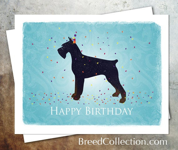 Best ideas about Giant Birthday Card
. Save or Pin Giant Schnauzer Birthday Card from the Breed Collection Now.