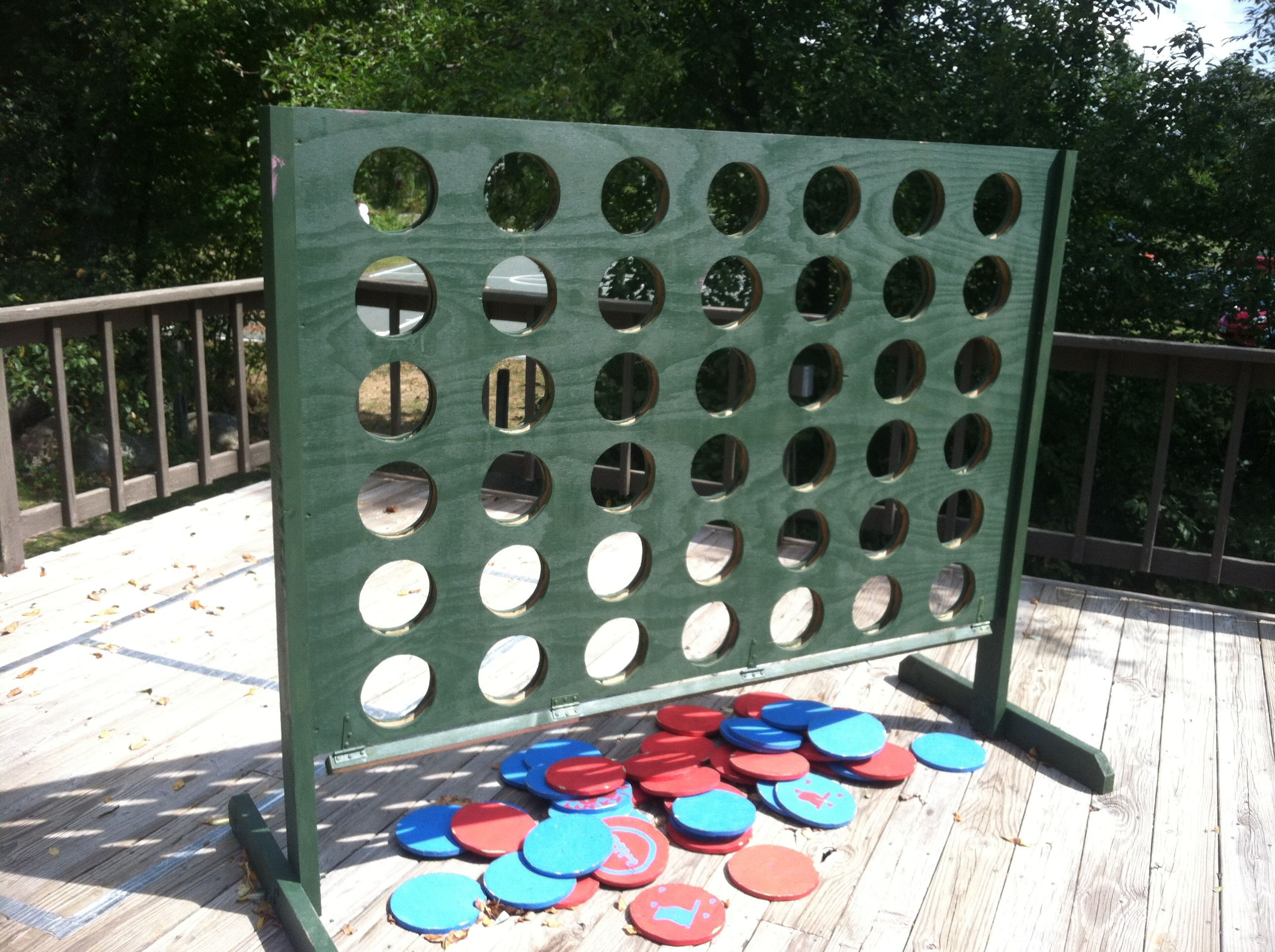 Best ideas about Giant Connect Four DIY
. Save or Pin Homemade XL Connect Four game Great for summer camp or Now.