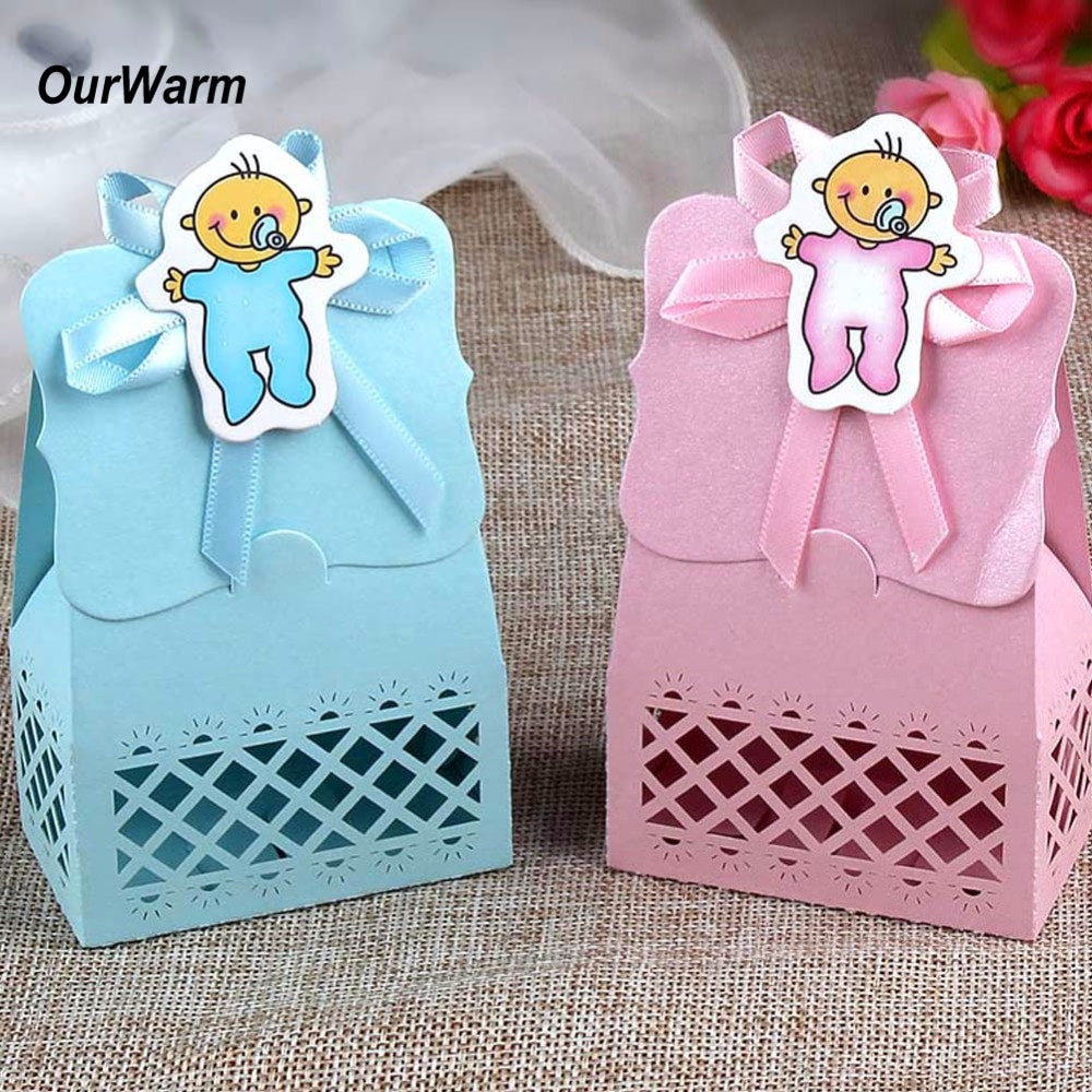 Best ideas about Gift Bag Ideas For Baby Shower
. Save or Pin OurWarm 12pcs Baby Shower Candy Box Cute Gift Bag Paper Now.