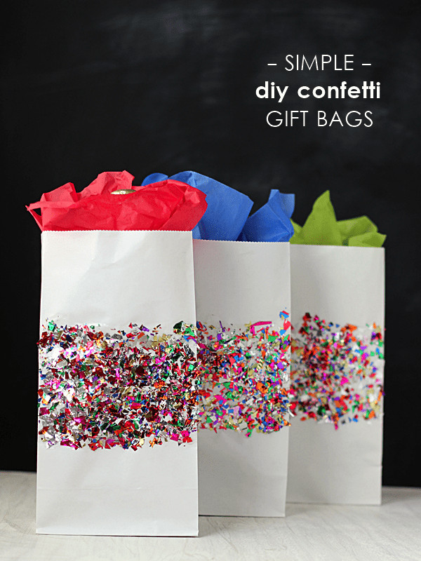 Best ideas about Gift Bag Ideas
. Save or Pin Colorful confetti DIY t bags Mod Podge Rocks Now.
