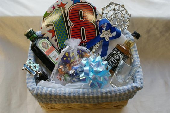 Best ideas about Gift Basket Ideas For Boys
. Save or Pin Personalised 18th Birthday Gift Basket for Boys Now.