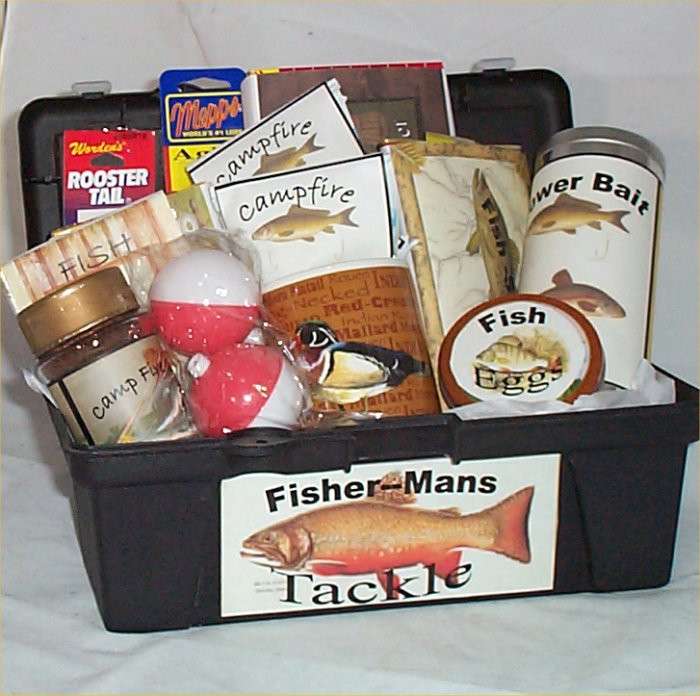 Best ideas about Gift Basket Ideas For Men
. Save or Pin Tackle Box Men Gift Basket Fun Fishing Gift Basket Men Now.