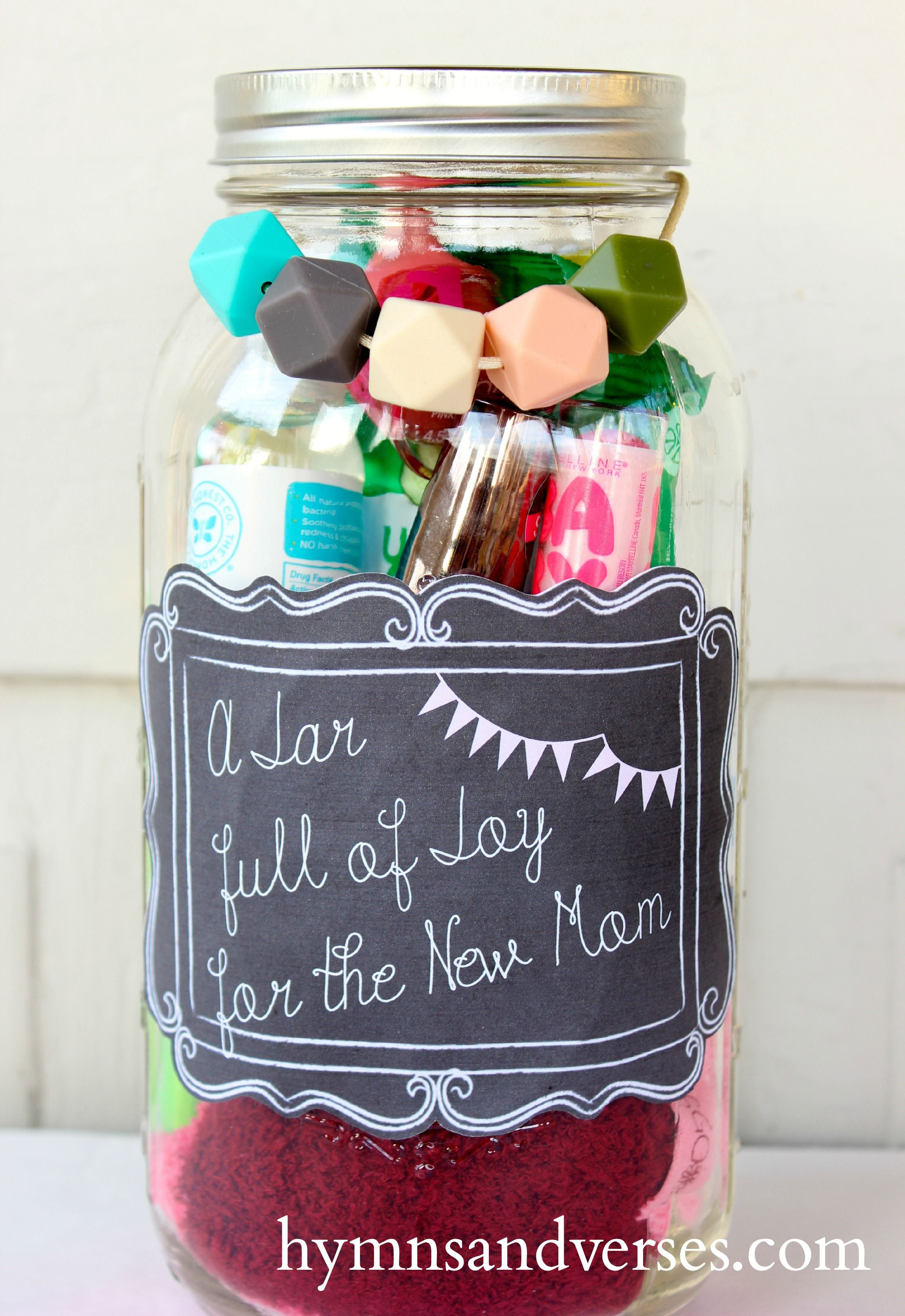 Best ideas about Gift Basket Ideas For Mom
. Save or Pin Mason Jar Gift for the New Mom Mom Now.