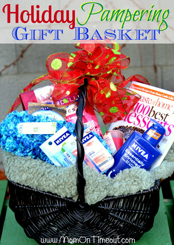 Best ideas about Gift Basket Ideas For Mom
. Save or Pin Holiday Pampering Gift Basket Idea Mom Timeout Now.