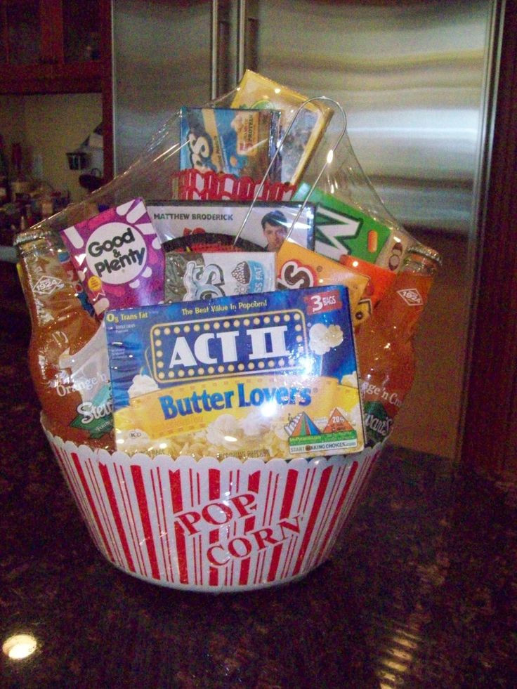 Best ideas about Gift Basket Ideas For Raffle Prizes
. Save or Pin You can t go wrong with a movie bucket t Now.