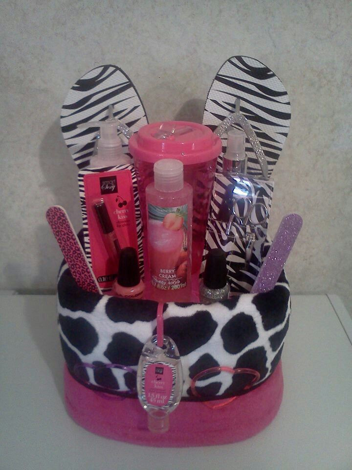 Best ideas about Gift Basket Ideas For Teenage Girl
. Save or Pin Mani pedi t basket idea Great ts for teen girls Now.