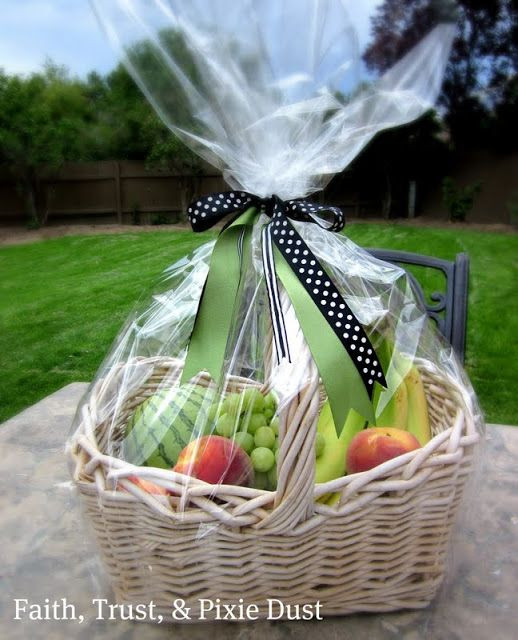 Best ideas about Gift Basket Wrapping Ideas
. Save or Pin 25 Best Ideas about Fruit Gift Baskets on Pinterest Now.
