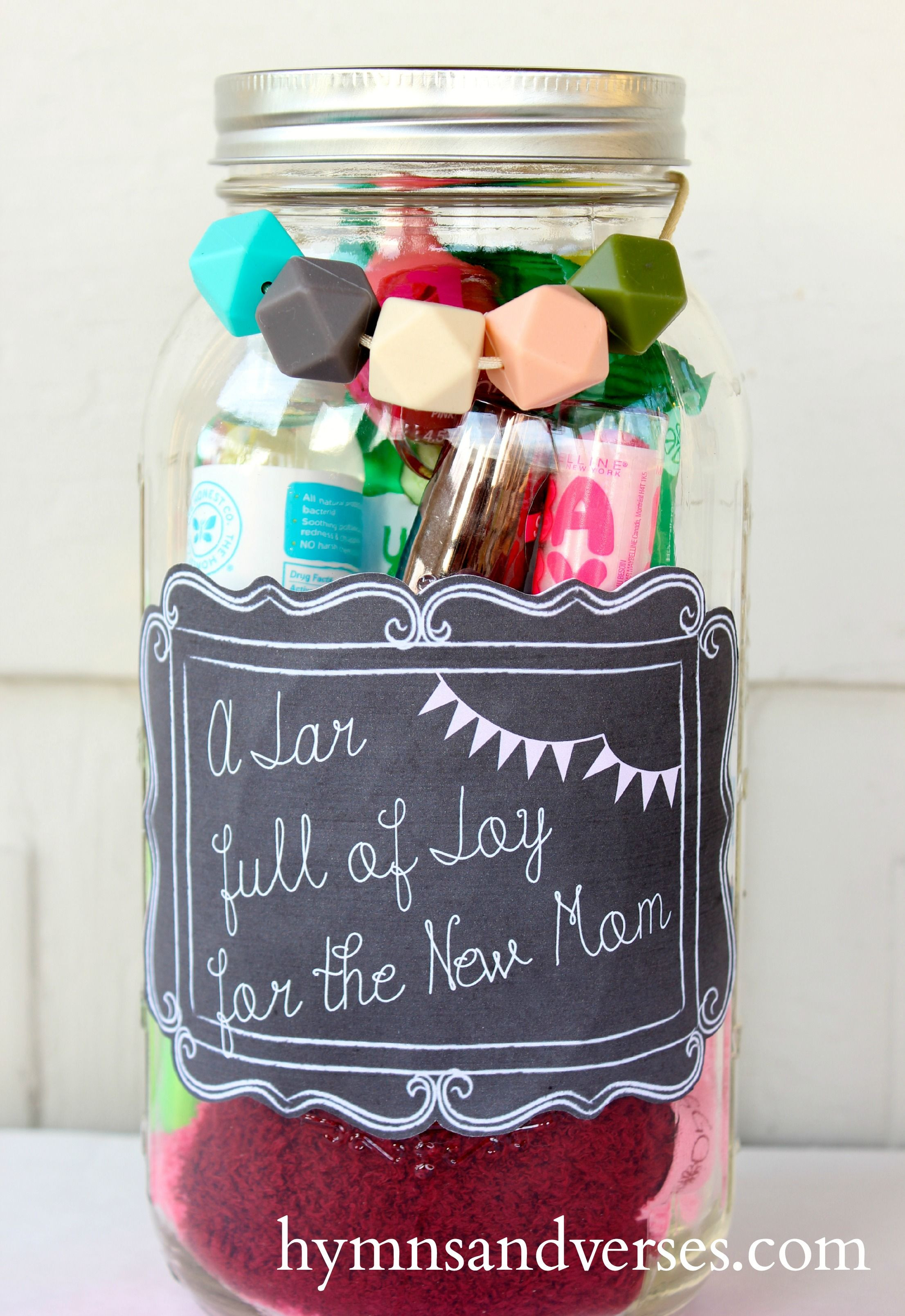 Best ideas about Gift Baskets Ideas For Mom
. Save or Pin Mason Jar Gift for the New Mom Mom Now.