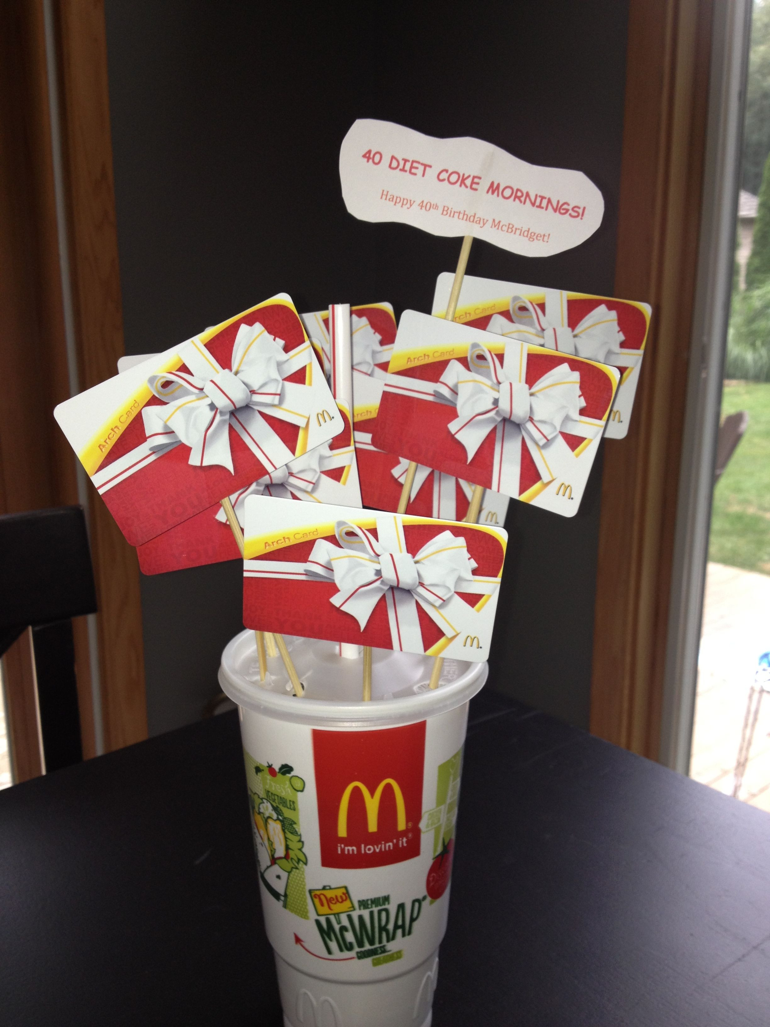 Best ideas about Gift Card Displays Ideas
. Save or Pin McDonalds t card $5 would be perfect For BJ Now.