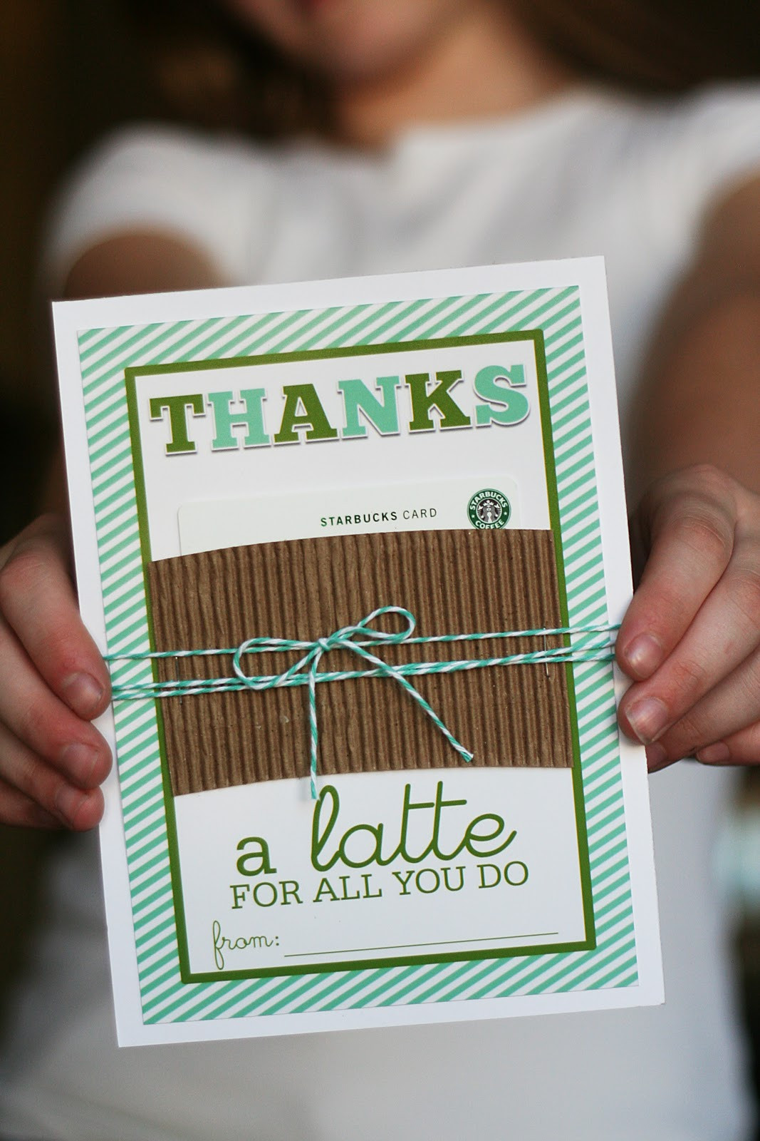 Best ideas about Gift Cards Ideas For Teachers
. Save or Pin Printable Thanks "a latte" Gift Card Holder Teacher Now.