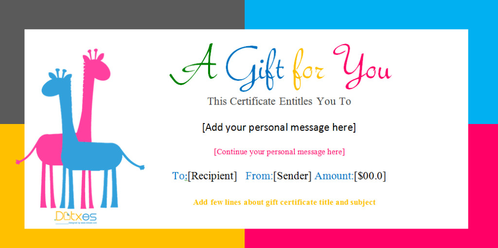 Best ideas about Gift Certificate Ideas
. Save or Pin Gift Certificate Template Now.