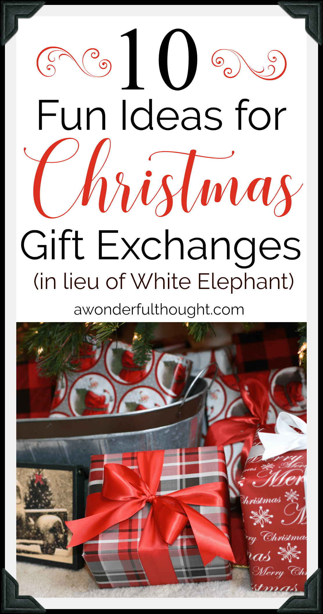 Best ideas about Gift Exchange Gift Ideas
. Save or Pin Christmas Gift Exchange Ideas A Wonderful Thought Now.