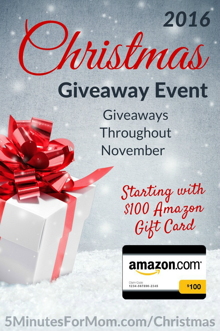 Best ideas about Gift Giveaway Ideas
. Save or Pin Christmas Giveaway Event 2016 Starting With $100 Amazon Now.