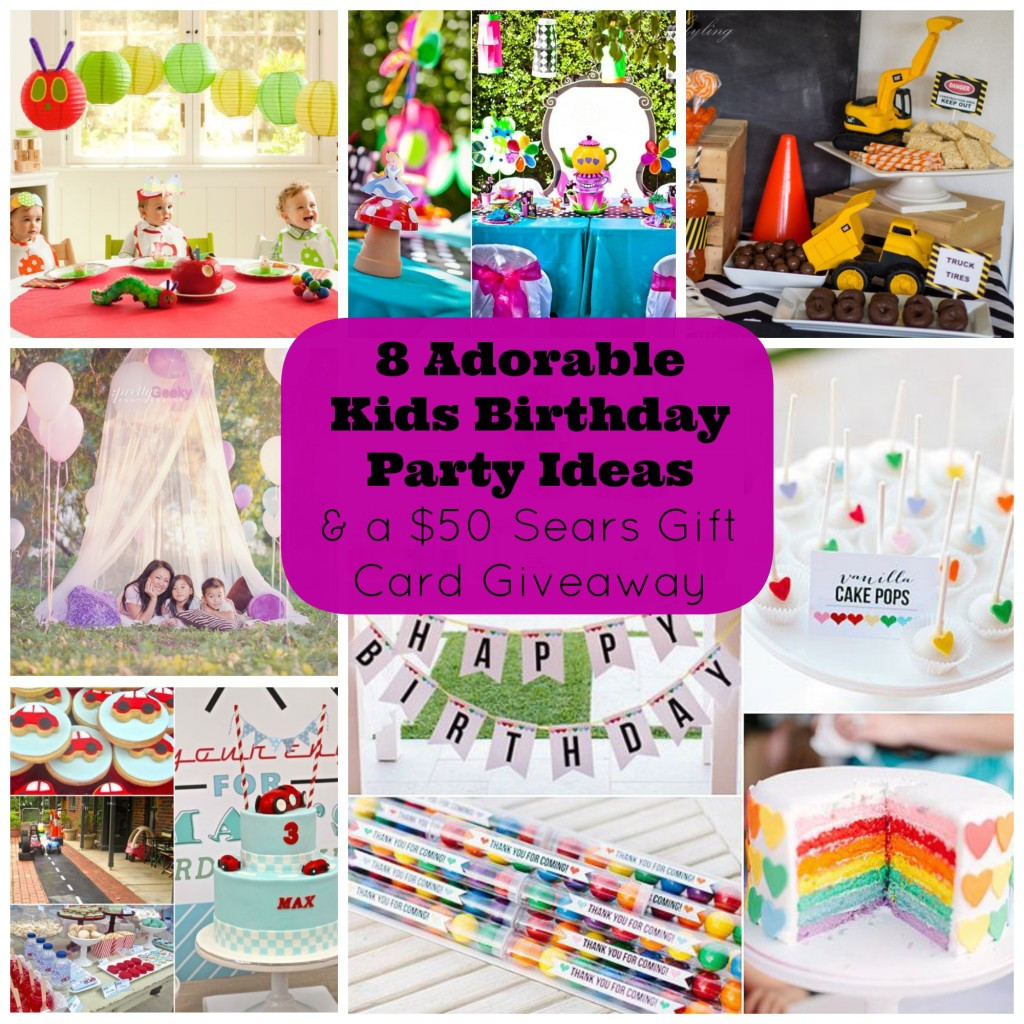 Best ideas about Gift Giveaway Ideas
. Save or Pin 8 Adorable Kids Birthday Party Ideas and a Giveaway for a Now.